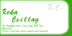 reka csillag business card